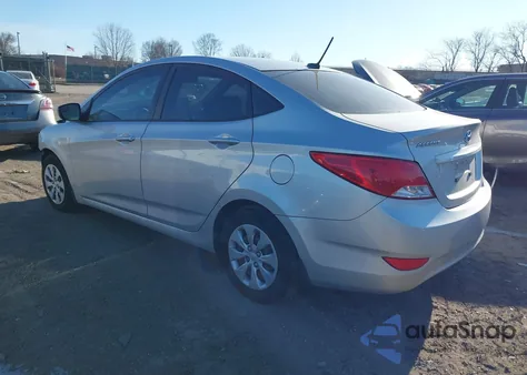 2015 Hyundai Accent Gls z USA, uszkodzony, nr VIN KMHCT4AE4FU809343